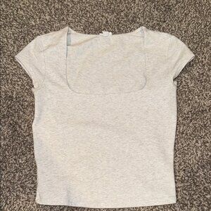 Garage Gray Fitted T-Shirt